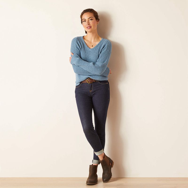 Blue Shadow Ariat Daneway Sweater | 34HIMDWFA