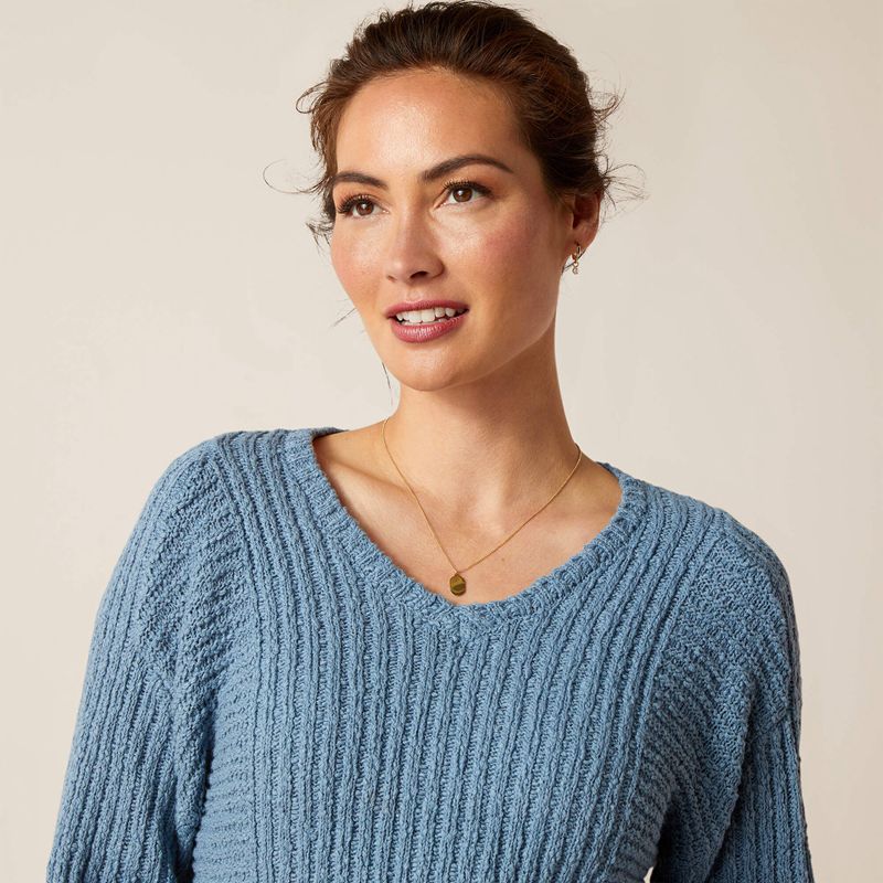 Blue Shadow Ariat Daneway Sweater | 34HIMDWFA