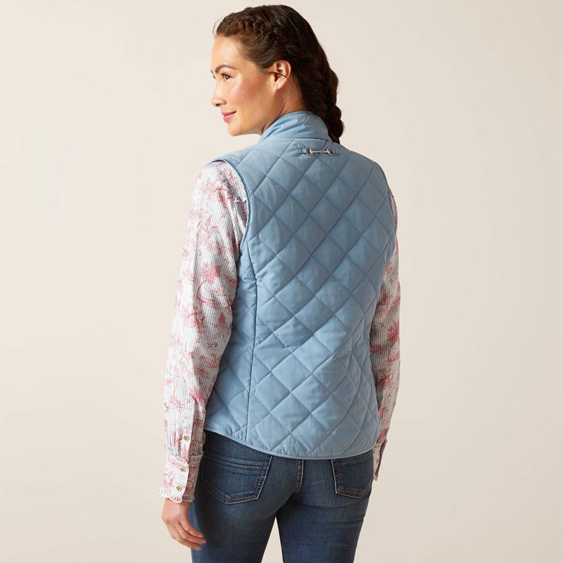 Blue Shadow Ariat Woodside Vest | 18HAYLGED