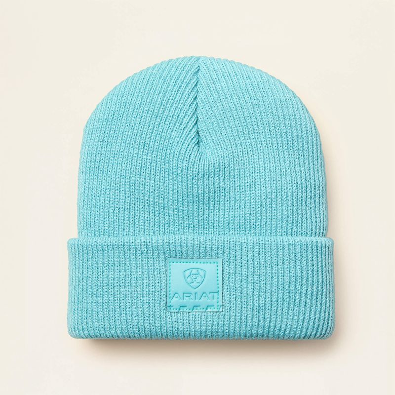 Blue Spruce Ariat Rib Knit Insulated Watch Cap | 28IBMGFYN