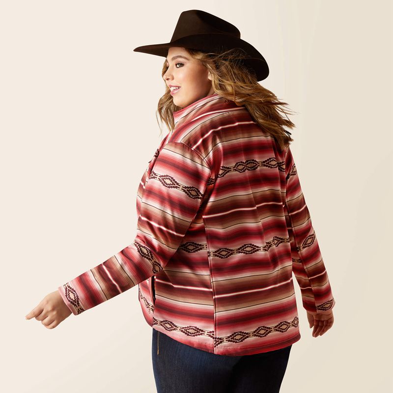 Blushing Serape Ariat Softshell Jacket | 63VRKQLIH