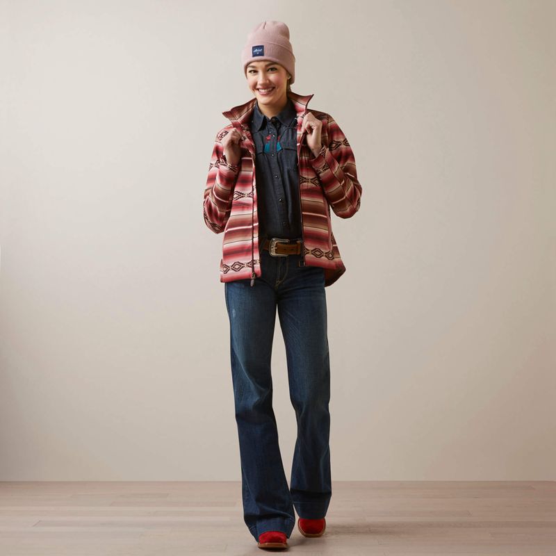 Blushing Serape Ariat Softshell Jacket | 63VRKQLIH