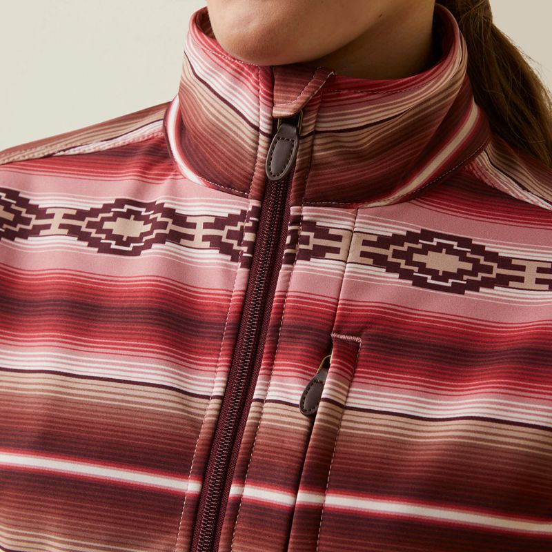 Blushing Serape Ariat Softshell Jacket | 63VRKQLIH