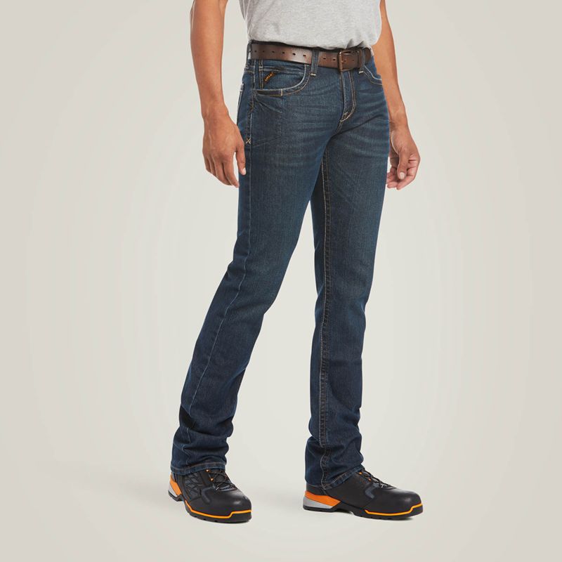 Bodie Ariat Rebar M7 Durastretch Edge Stackable Straight Leg Jean | 62NFAKDOR