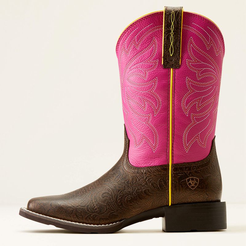 Bronze Age/Blushing Pink Ariat Buckley Western Boot | 46NTASLVX