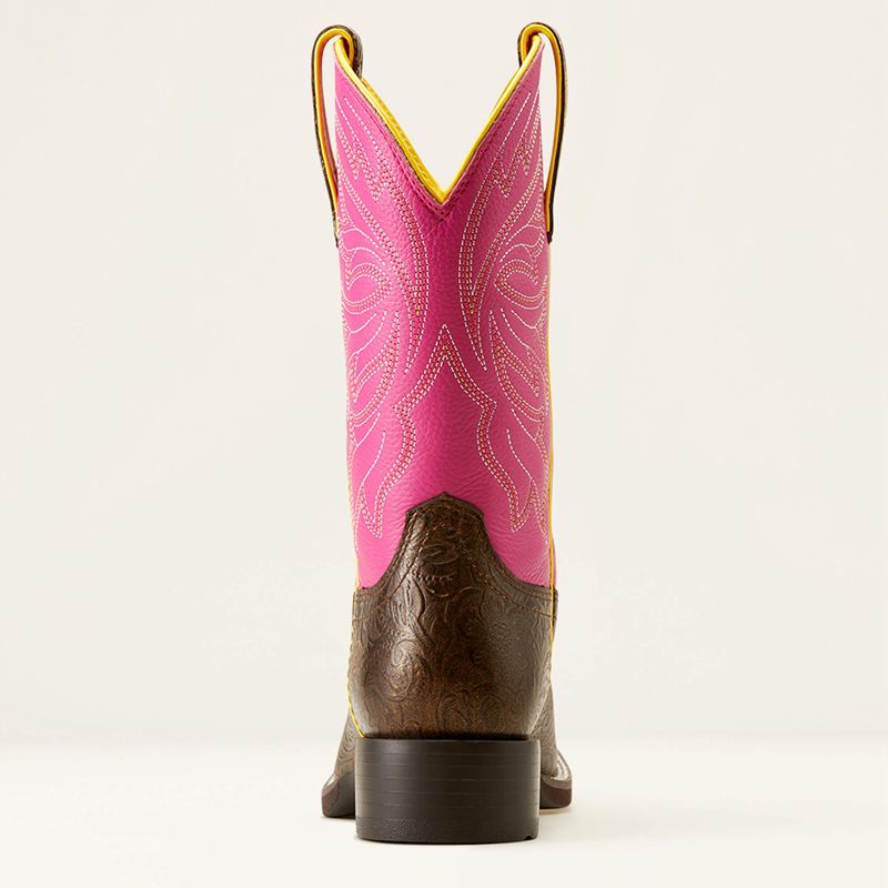 Bronze Age/Blushing Pink Ariat Buckley Western Boot | 46NTASLVX