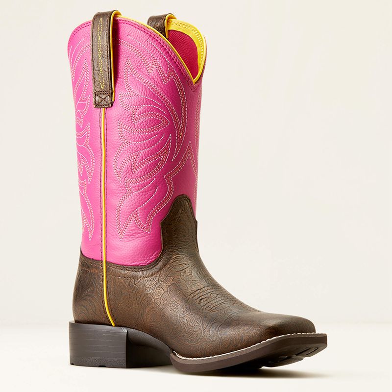 Bronze Age/Blushing Pink Ariat Buckley Western Boot | 46NTASLVX