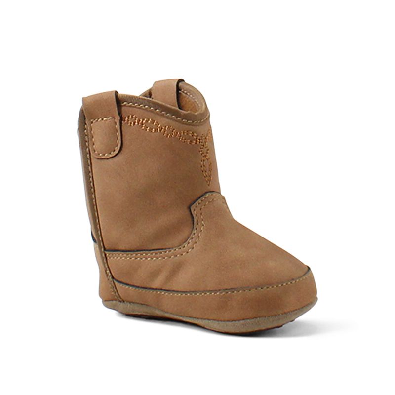 Brown/Feather/Tan Ariat Lk Lil' Stompers Heritage Roper Boot | 32EHGXPIR