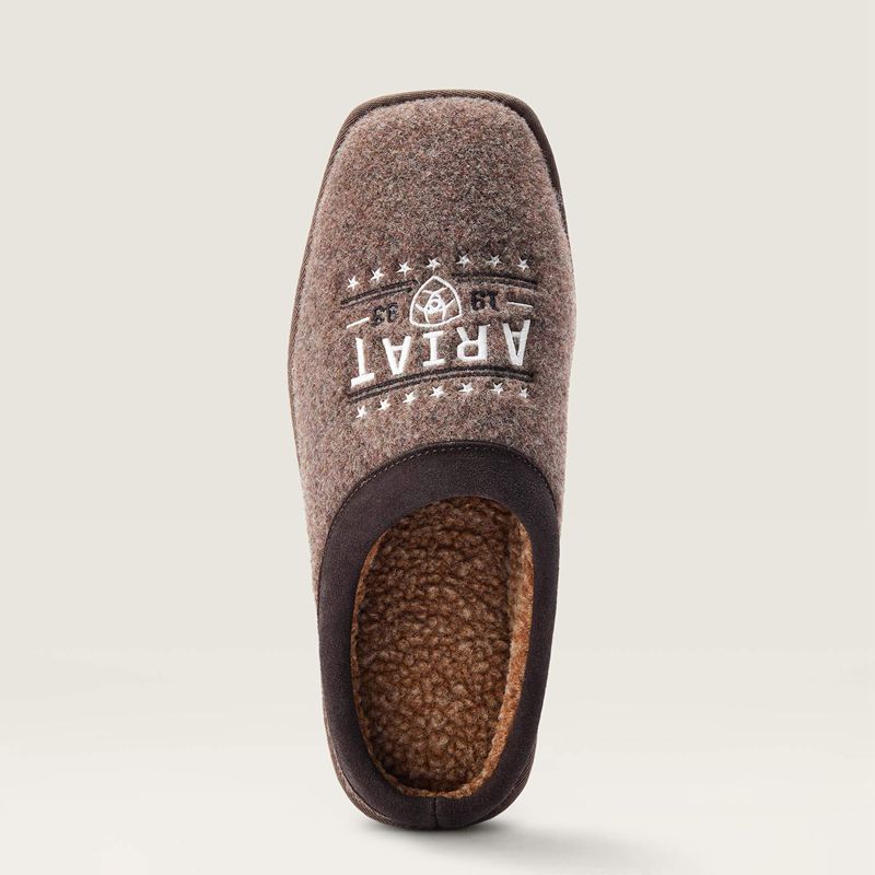 Brown Ariat 93 Liberty Square Toe Slipper | 83THGLBDR