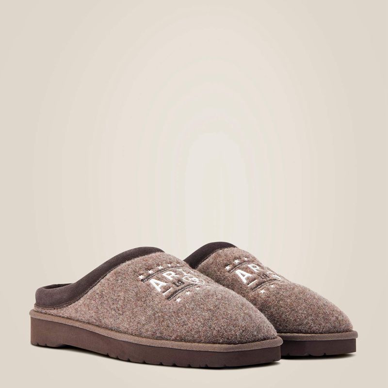 Brown Ariat 93 Liberty Square Toe Slipper | 83THGLBDR