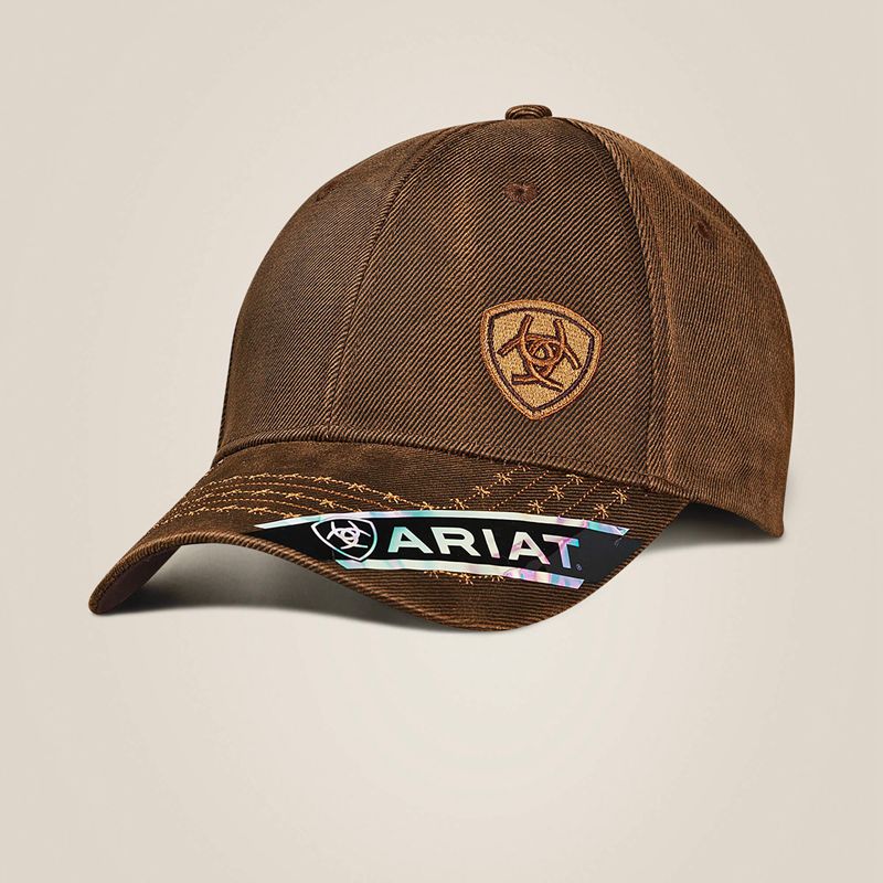 Brown Ariat Brad Cap | 01QAZKUMP