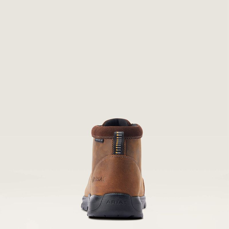 Brown Ariat Edge Lte Moc Composite Toe Work Boot | 24IYOMKTA