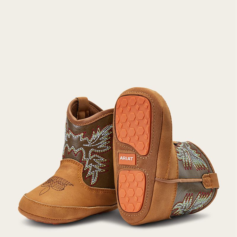 Brown Ariat Lk Lil' Stompers Durango Boot | 68WVOINTY