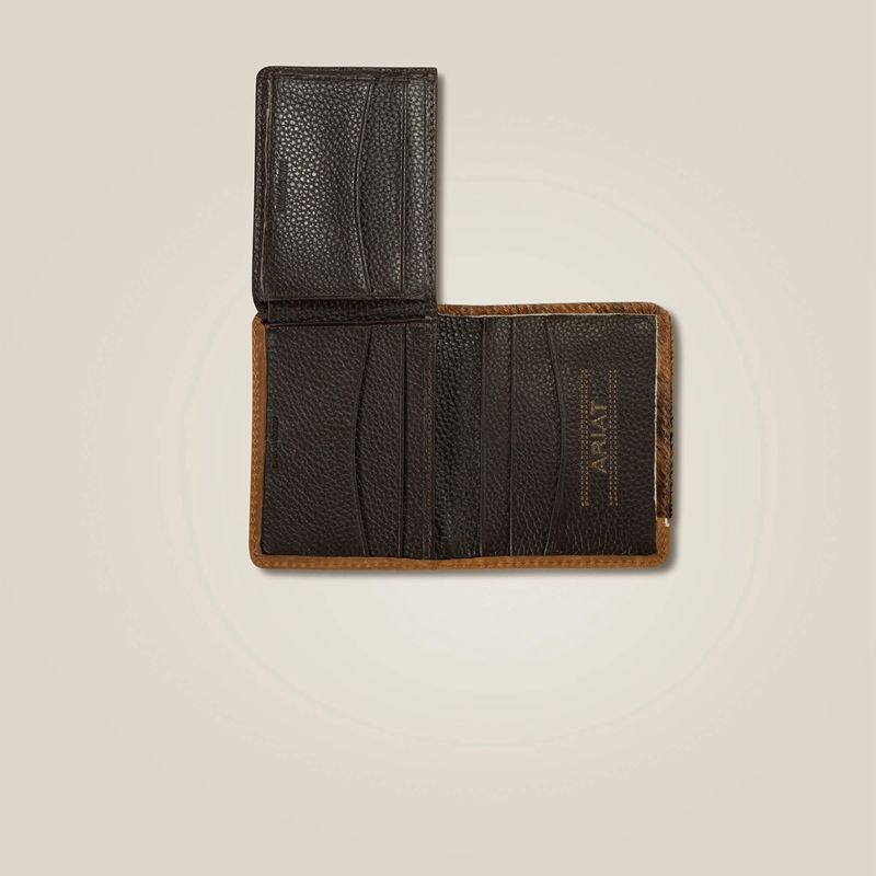 Brown Ariat Mexico Eagle Bifold Wallet | 61COLUKFZ