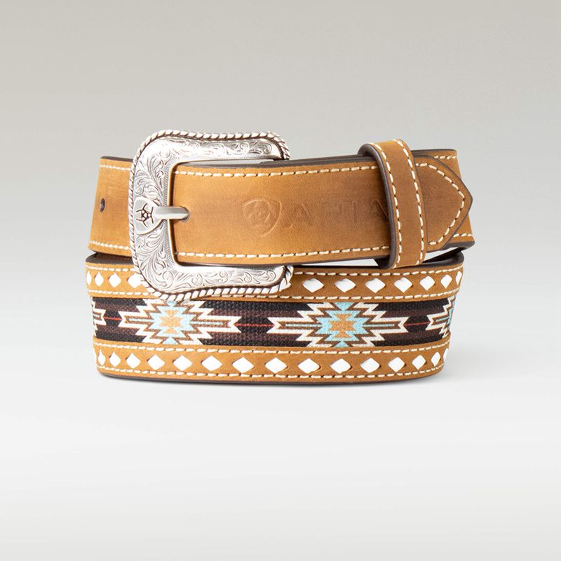 Brown Ariat Southwest Diamond Belt | 24SGRUANK