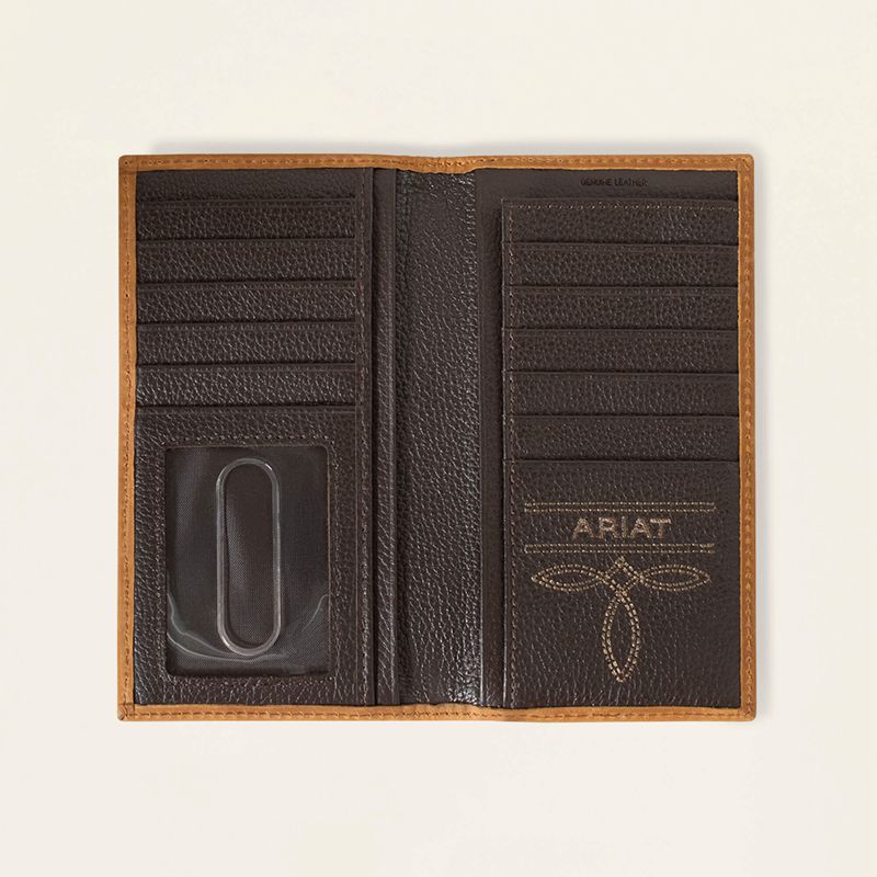 Brown Ariat Southwest Diamond Rodeo Wallet | 60UHZCBQT