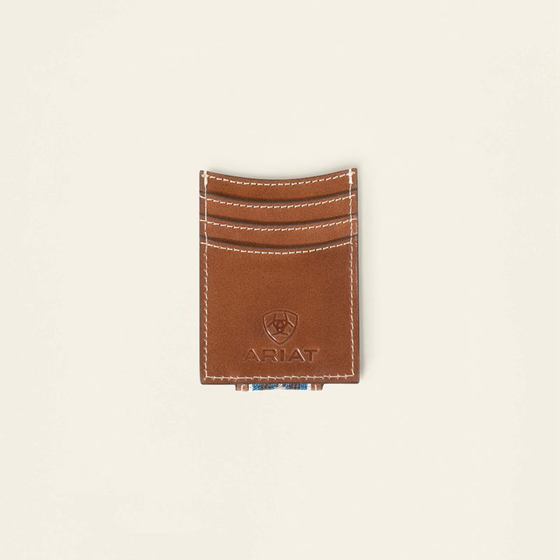 Brown Ariat Southwest Inlay Money Clip | 38GWNEBDI