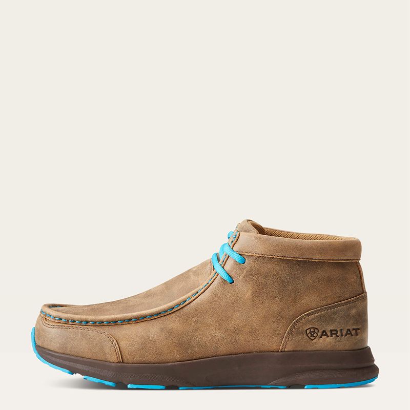 Brown Bomber/Blue Laces Ariat Spitfire | 05TPOIEUH