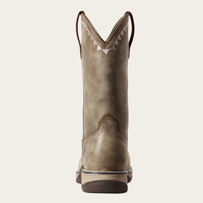 Brown Bomber Ariat Anthem Deco Composite Toe Work Boot | 87UZAGFNS