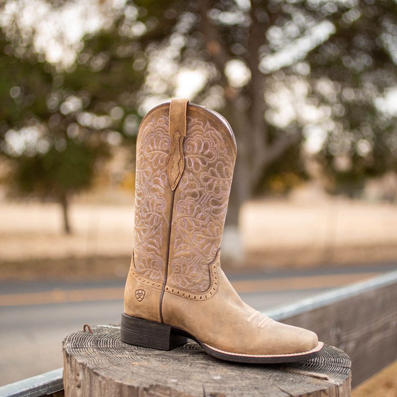 Brown Bomber Ariat Round Up Remuda Western Boot | 53RKQTXSW