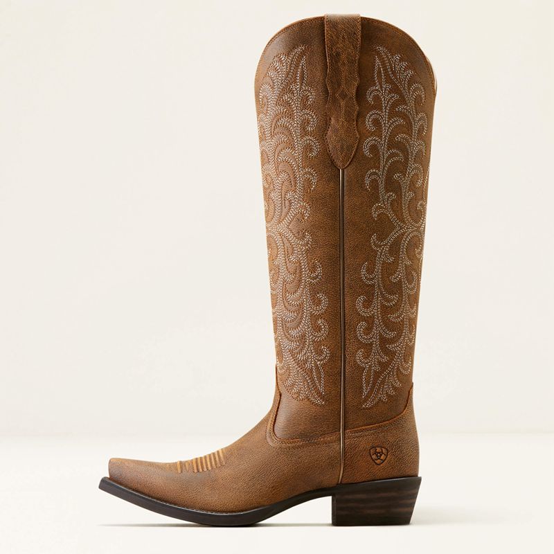 Brown Bomber Ariat Tallahassee Stretchfit Western Boot | 06VBJMCSZ