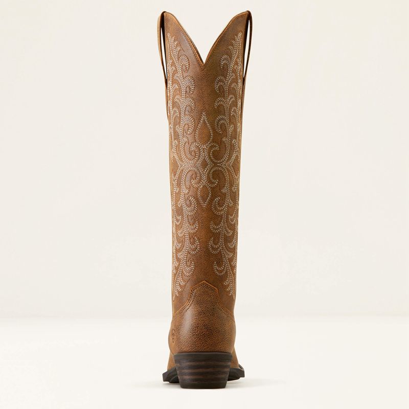 Brown Bomber Ariat Tallahassee Stretchfit Western Boot | 06VBJMCSZ