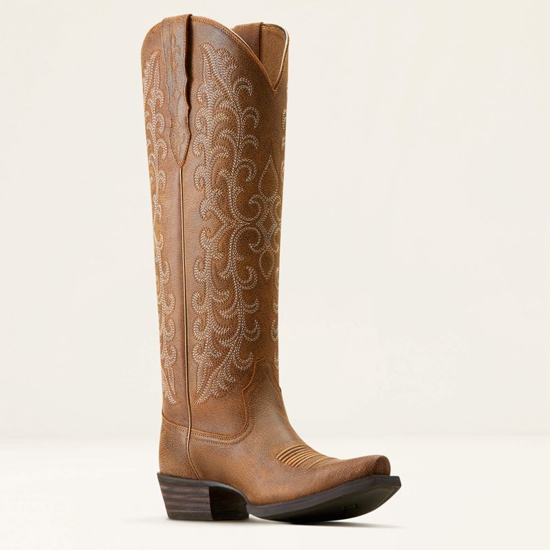 Brown Bomber Ariat Tallahassee Stretchfit Western Boot | 06VBJMCSZ