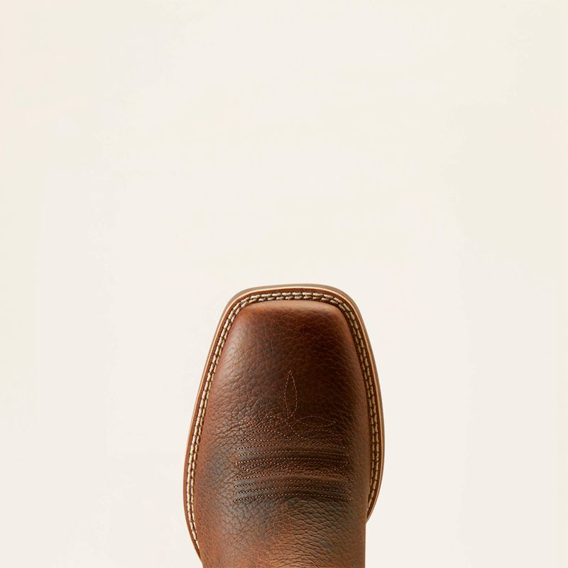 Brown Oiled Rowdy Ariat Cowpuncher Venttek Cowboy Boot | 07OTXSMEP