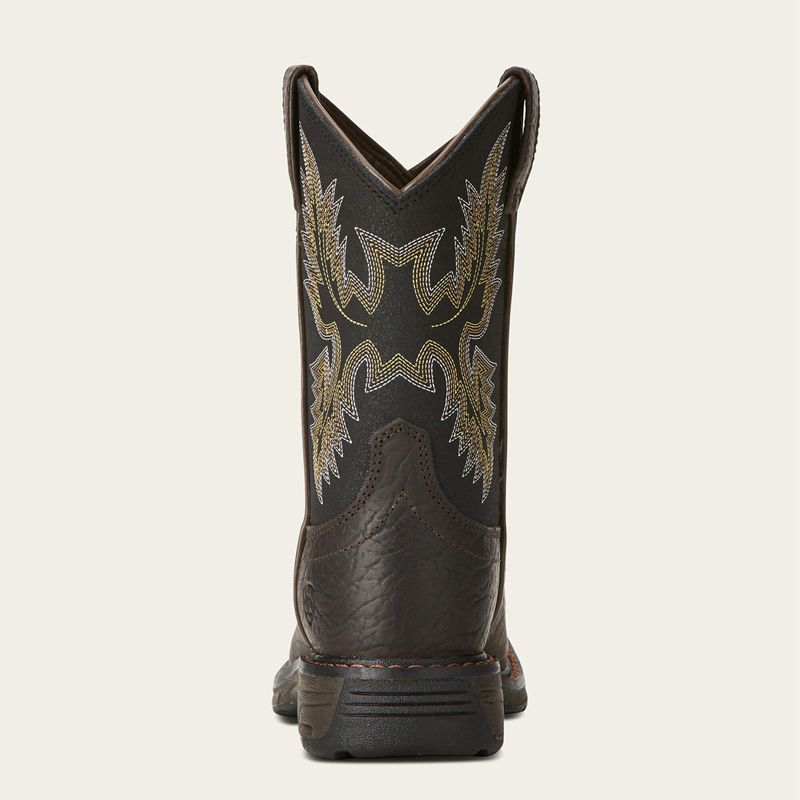 Bruin Brown Ariat Bk Workhog Wide Square Toe Boot | 74ETALYRQ