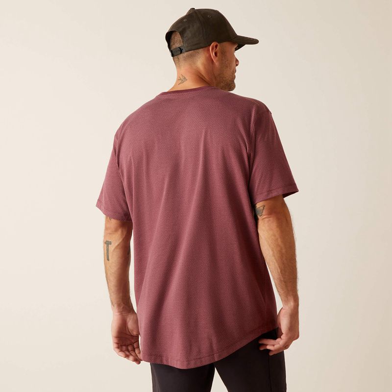 Burgundy Heather Ariat Rebar Workman 360 Airflow | 38AHMJNIG