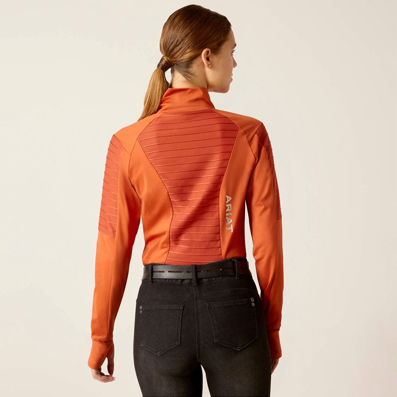 Burnt Brick Ariat Facet Baselayer | 78PTUDBMQ