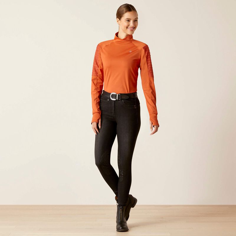 Burnt Brick Ariat Facet Baselayer | 78PTUDBMQ