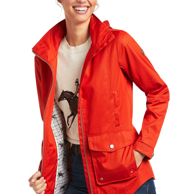 Burnt Orange Ariat Vernal Jacket | 34ATBSUMK