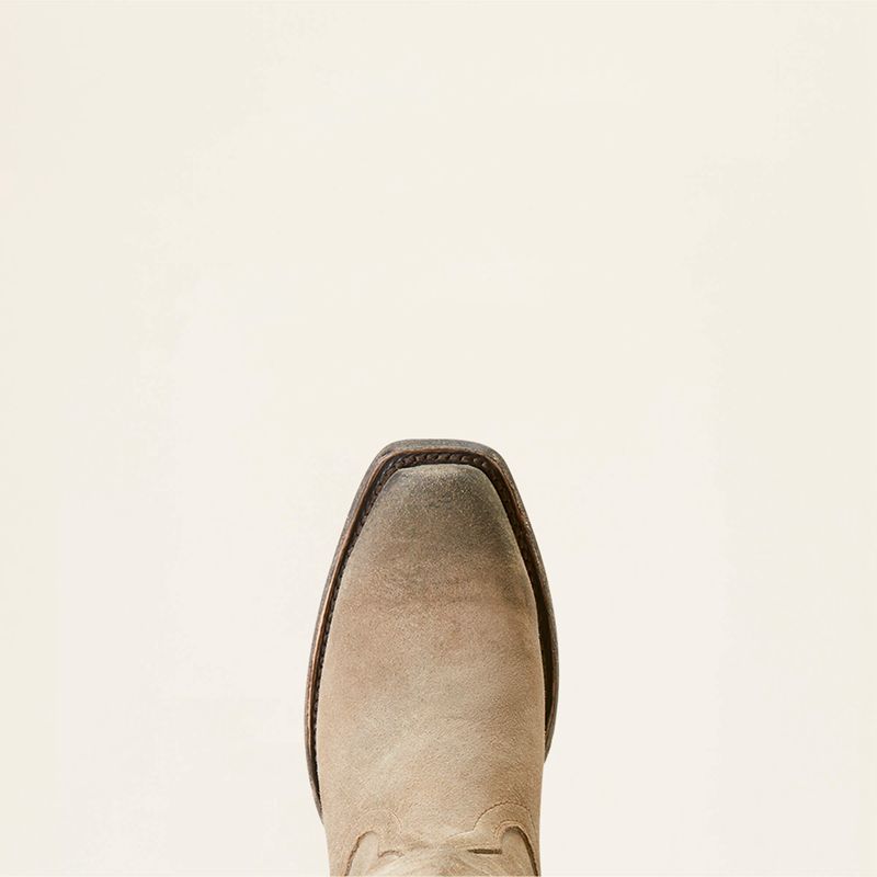 Burnt Taupe Suede Ariat Memphis Western Boot | 07DHYNCPG