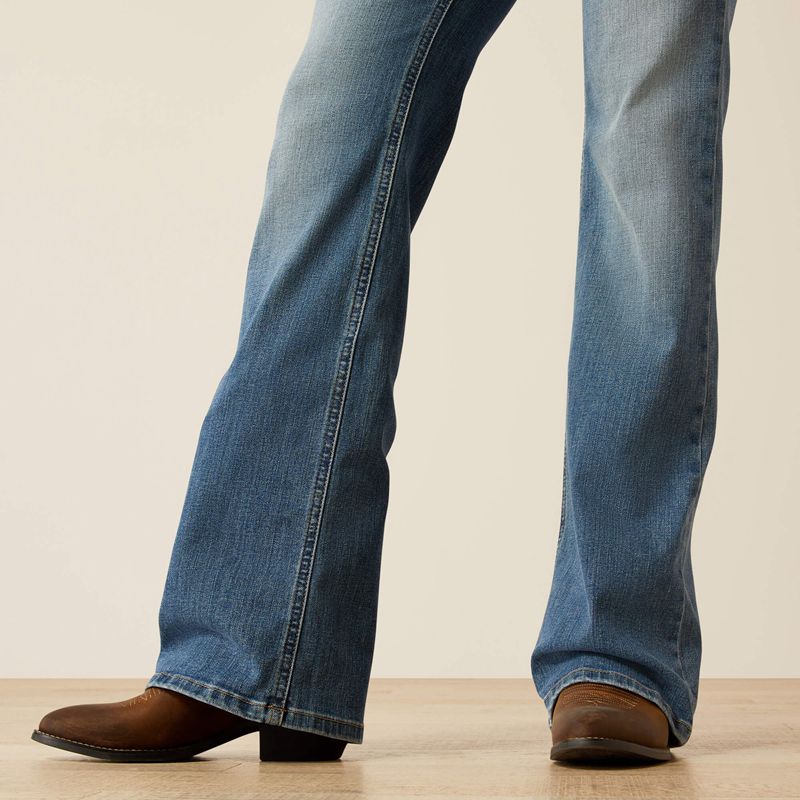 California Ariat Mid Rise Allison Boot Cut Jeans | 58IBXGZFT