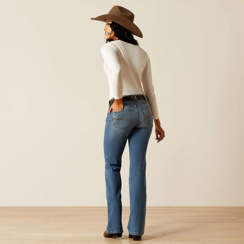 California Ariat Mid Rise Allison Boot Cut Jeans | 58IBXGZFT