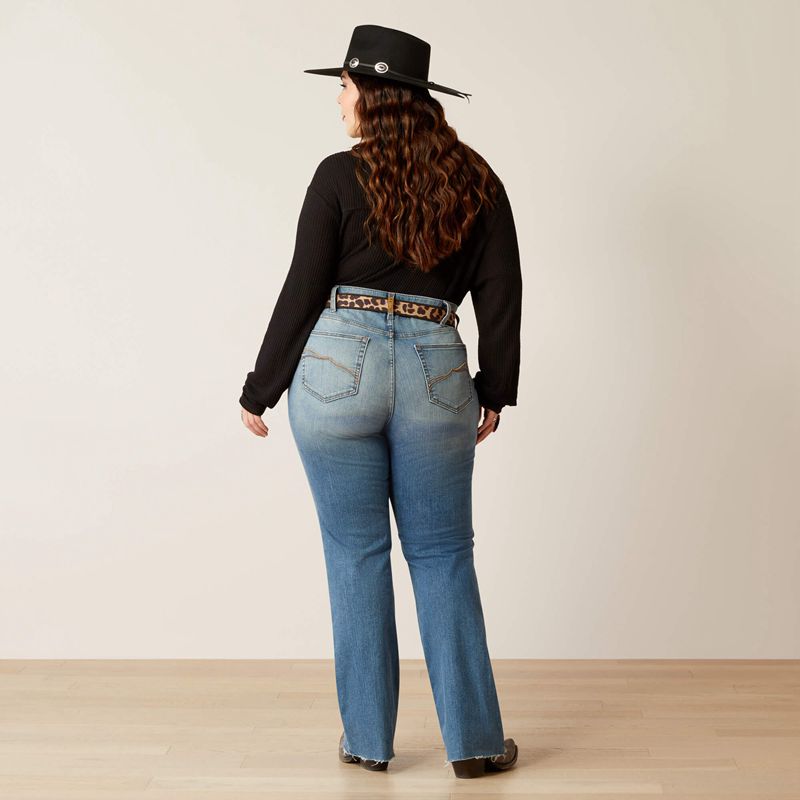 California Ariat Mid Rise Allison Boot Cut Jeans | 58IBXGZFT