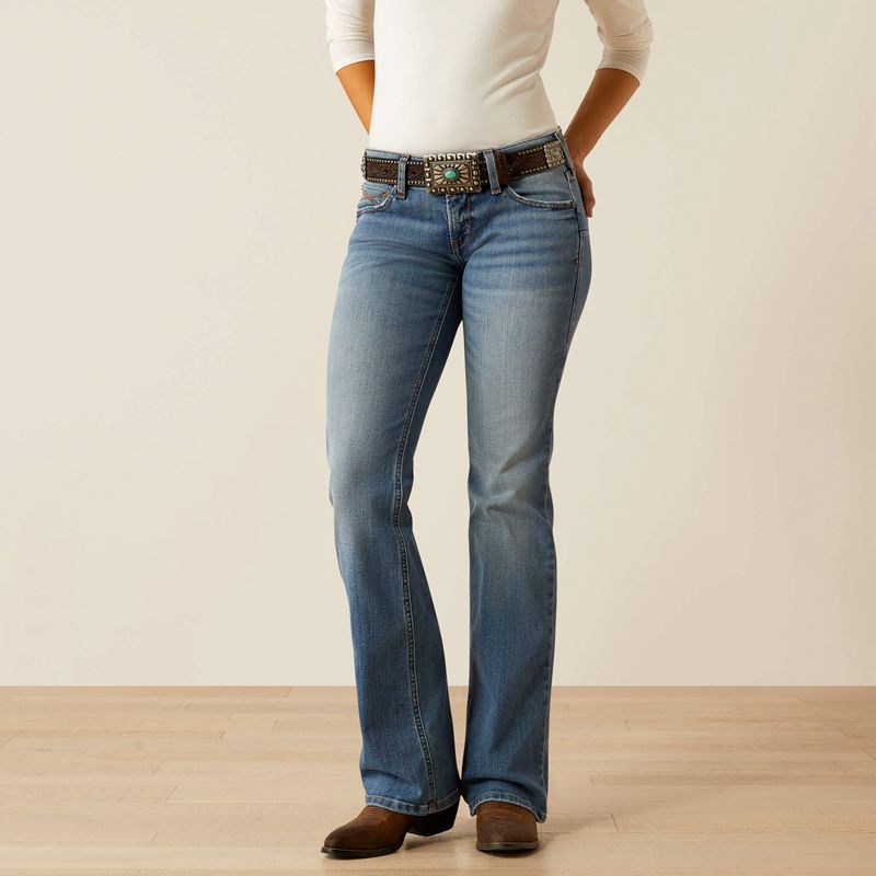 California Ariat Mid Rise Allison Boot Cut Jeans | 58IBXGZFT