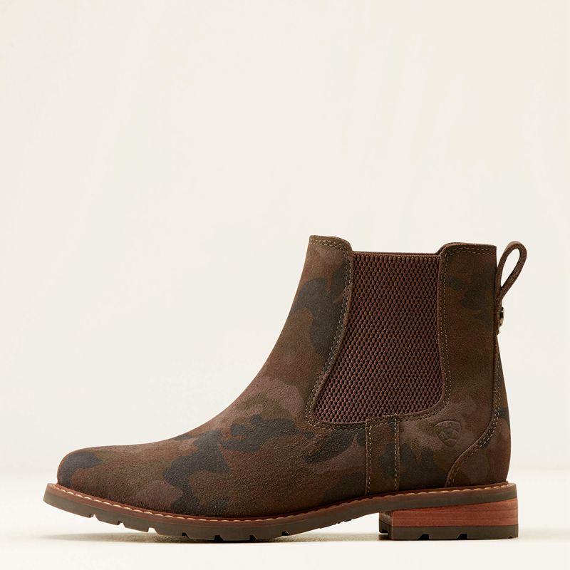 Camo Suede Ariat Wexford Chelsea Boot | 53MWVKOXR