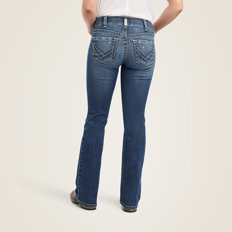 Canadian Ariat R.E.A.L. Mid Rise Raquel Boot Cut Jean | 79IKMWFAG