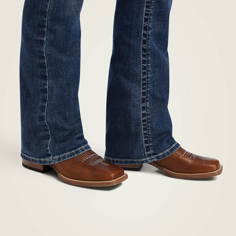 Canadian Ariat R.E.A.L. Mid Rise Raquel Boot Cut Jean | 79IKMWFAG