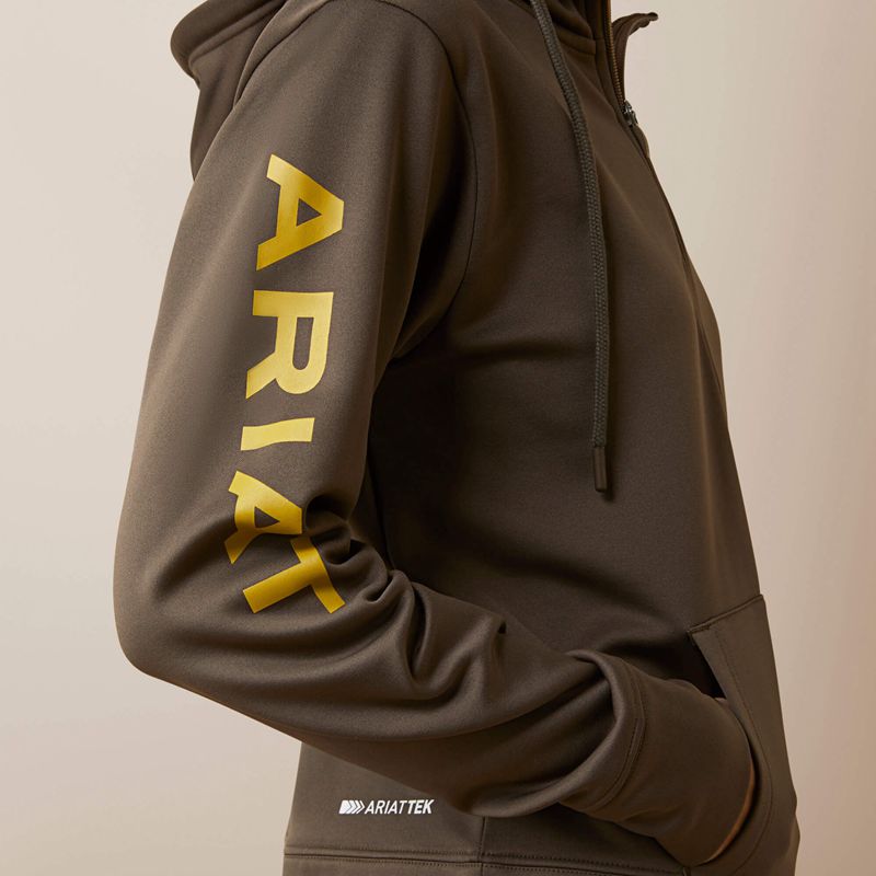 Canteen Ariat Tek Hoodie 1/2 Zip Hoodie | 57LTUPDJM