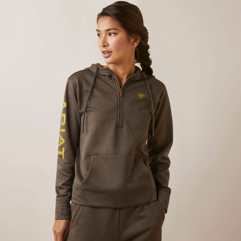 Canteen Ariat Tek Hoodie 1/2 Zip Hoodie | 57LTUPDJM