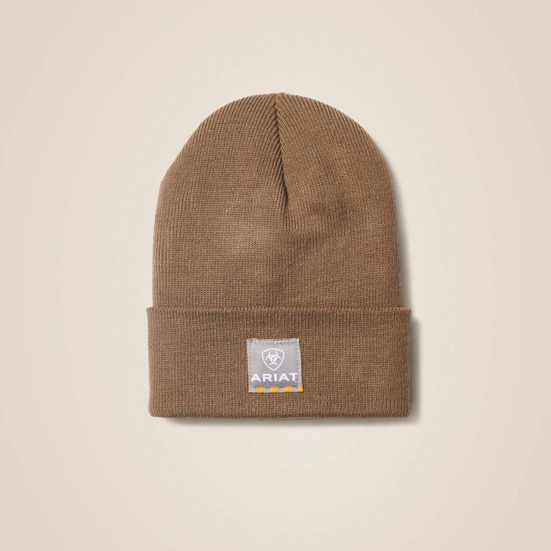 Canyon Brown Ariat Rebar Beanie | 30DXLYRUI