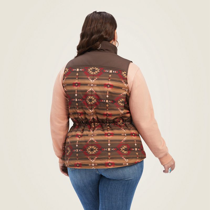 Canyonlands Print Ariat Crius Insulated Vest | 58KCTFWYD