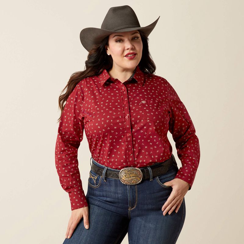 Cattle Brand Ariat Kirby Stretch Shirt | 83AWHKEFC