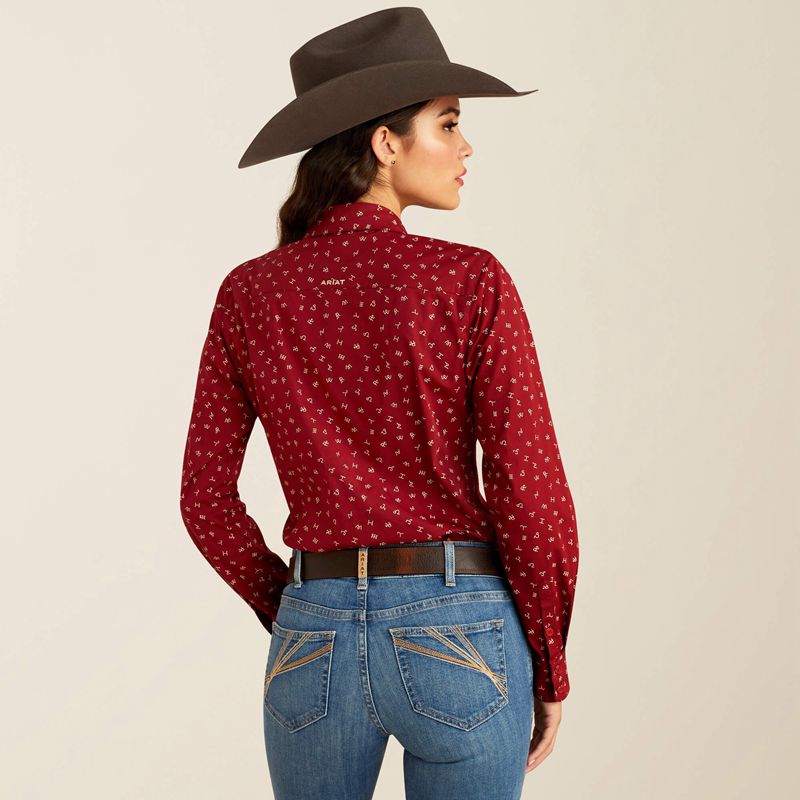 Cattle Brand Ariat Kirby Stretch Shirt | 83AWHKEFC