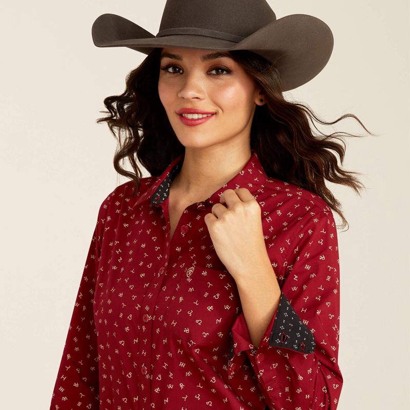 Cattle Brand Ariat Kirby Stretch Shirt | 83AWHKEFC