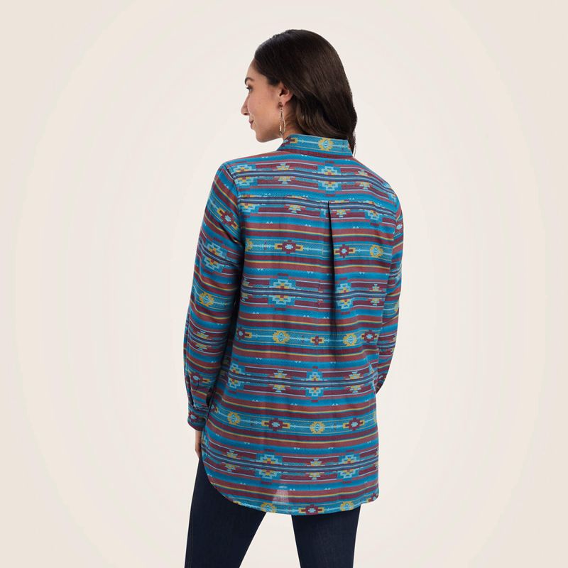 Celestial Southwest Jacquard Ariat Real Billie Rae Shirt | 03OABUSTL