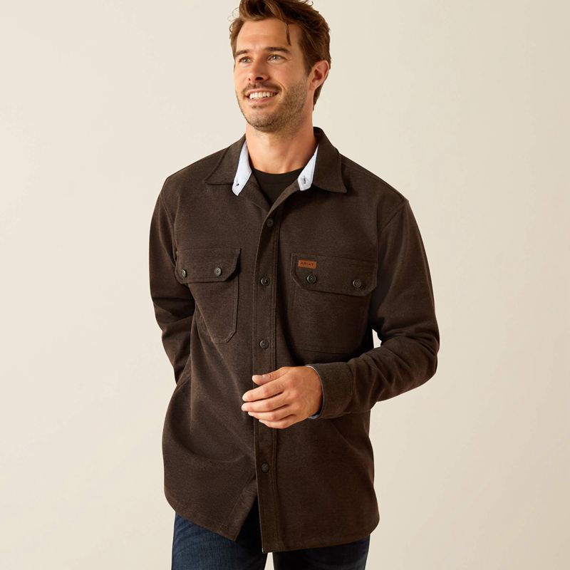 Charcoal Ariat Branford Shirt | 65MOIRVCW